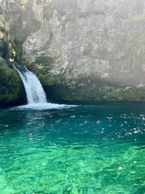 Arnavutluk 'un Alpleri, Arnavutluk, Valbone, Theth, Thethi, Avrupa, Theth Ulusal Parkı' ndaki Mavi Göz Gölü 