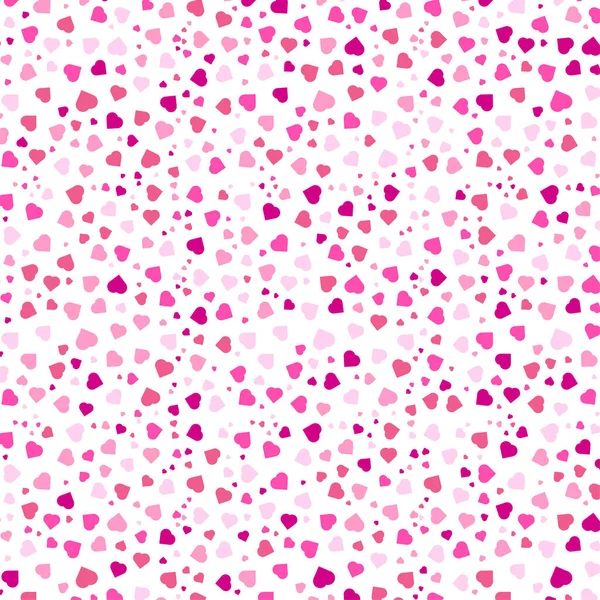 Abstracto Corazón Forma Rosa Patrón Color Fondo Fondo Pantalla Patrón — Vector de stock