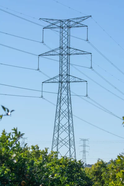 Elektrischer Turm Industrieenergie — Stockfoto