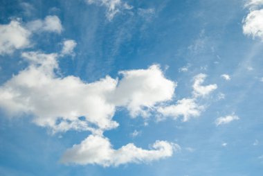 Güzel bulutlu güzel bir gökyüzü