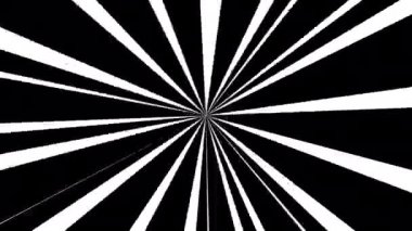 White and Black Sunburst Motion Graphic Background