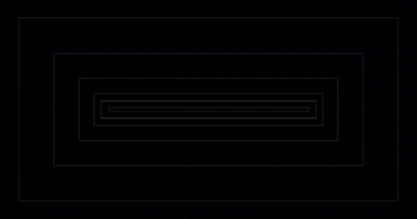 Dikdörtgenin Beyaz Şelale Vuruşu Büyütülmüş ve Küçülmüş. Alfa Kanalı ile Geçiş Görüntüleri