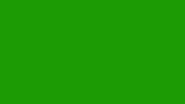 Червоний Жовтий Синій Прямокутник Протирайте Всередину Зеленому Тлі Переходу Кадру — стокове відео