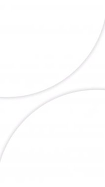 Beyaz Duvar Kağıdı üzerinde süzülen Minimum İki Beyaz Dairesel Şekil. Hareket Grafiği Canlandırma Kavramı