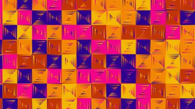 red, blue, yellow and orange geometric pattern, seamless wallpaper for tile, banner, tableclothe