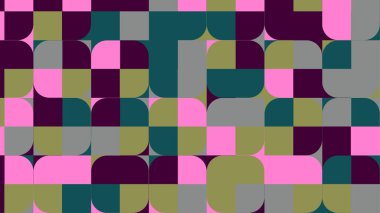 yeşil, pembe ve gri geometrik desen, kumaş, fayans, masa örtüsü için kusursuz duvar kağıdı