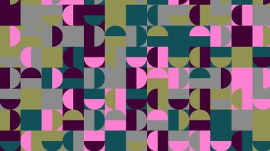 yeşil, pembe ve gri geometrik desen, kumaş, fayans, masa örtüsü için kusursuz duvar kağıdı