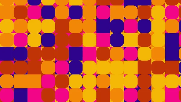 Red Blue Yellow Orange Geometric Pattern Seamless Wallpaper Tile Banner — 图库照片