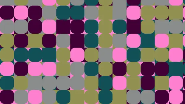 Zielony Różowy Szary Geometryczny Wzór Bezszwowa Tapeta Tkanin Płytek Obrusów — Zdjęcie stockowe