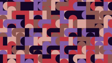 brown and pink geometric pattern, seamless wallpaper for fabric, tile and tablecloth