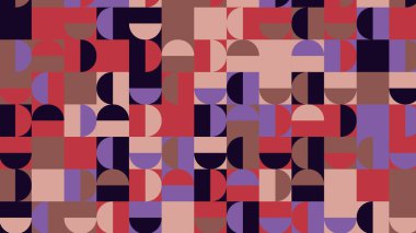 brown and pink geometric pattern, seamless wallpaper for fabric, tile and tablecloth