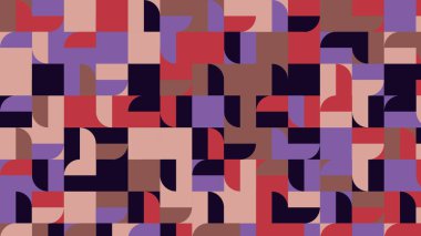 brown and pink geometric pattern, seamless wallpaper for fabric, tile and tablecloth