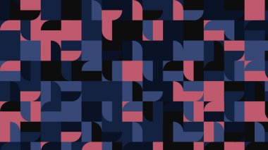 kırmızı, saf ve mavi geometrik desen, kumaş, fayans ve masa örtüsü için kusursuz duvar kağıdı