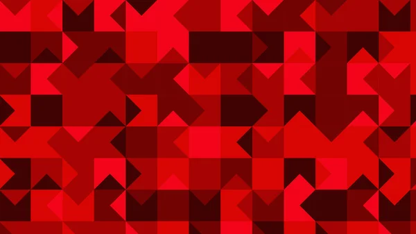 Red Geometric Pattern Seamless Wallpaper — 图库照片