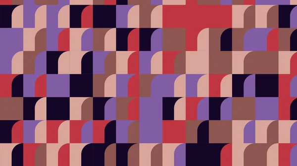 Brown Pink Geometric Pattern Seamless Wallpaper Fabric Tile Tablecloth — Fotografia de Stock