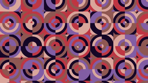 Brown Pink Geometric Pattern Seamless Wallpaper Fabric Tile Tablecloth — Stockfoto