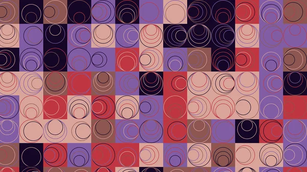 Brown Pink Geometric Pattern Seamless Wallpaper Fabric Tile Tablecloth — Foto de Stock
