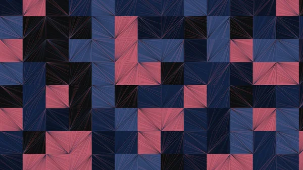 纯蓝色几何图案 无缝壁纸 用于织物 瓷砖和桌布 — 图库照片