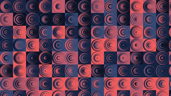 Rött Purrent Och Blått Geometriskt Mönster Sömlös Tapet För Tyg — Stockfoto