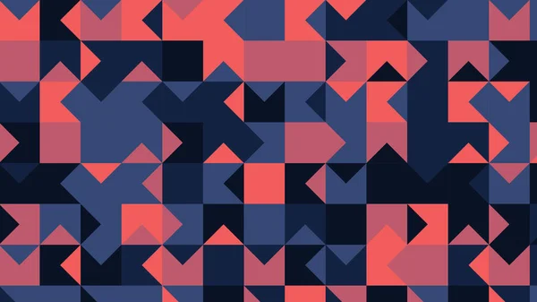 Kırmızı Saf Mavi Geometrik Desen Kumaş Fayans Masa Örtüsü Için — Stok fotoğraf