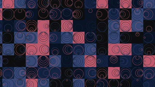 Красный Пурпурный Синий Геометрический Узор Бесшовные Обои Ткани Плитки Скатерти — стоковое фото