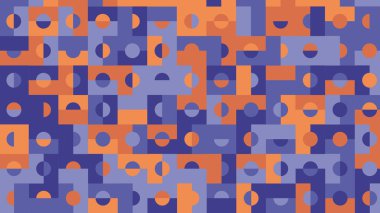 biege ve bluegeometric desen, fayans, bayrak, masa örtüsü için dikişsiz duvar kağıdı