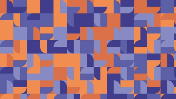 Biege Und Blaugeometrische Muster Nahtlose Tapete Für Fliesen Banner Tischdecken — Stockfoto