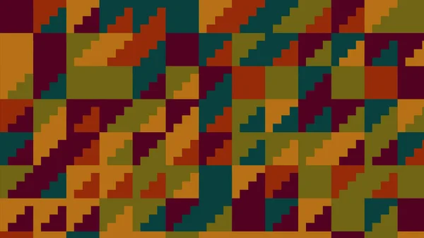 Model Geometric Verde Portocaliu Galben Tapet Fără Sudură Pentru Țesături — Fotografie, imagine de stoc