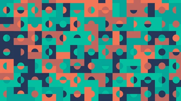 Grüne Blaue Und Graue Geometrische Muster Nahtlose Tapeten Für Stoff — Stockfoto