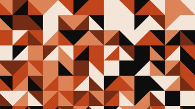 turuncu, kahverengi ve bej geometrik desen, kumaş, fayans ve masa örtüsü için duvar kağıdı