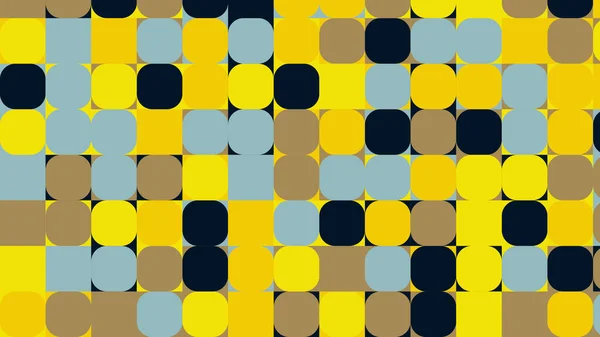 Κίτρινο Μπεζ Και Καφέ Γεωμετρικό Μοτίβο Ταπετσαρία Για Πλακάκια Banner — Φωτογραφία Αρχείου