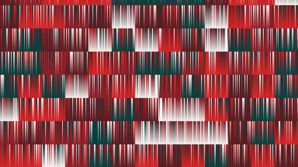Zielony Biały Czerwony Wzór Geometryczny Tapeta Tkanin Płytek Obrusów — Zdjęcie stockowe