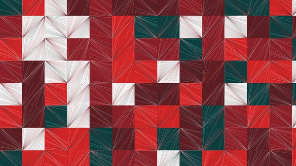 白色和红色几何图案 用于织物 桌布的壁纸 — 图库照片