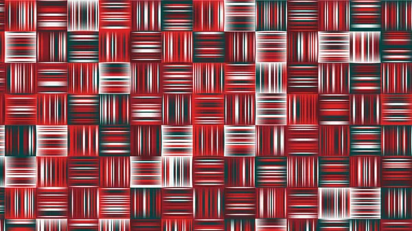 Zielony Biały Czerwony Wzór Geometryczny Tapeta Tkanin Płytek Obrusów — Zdjęcie stockowe