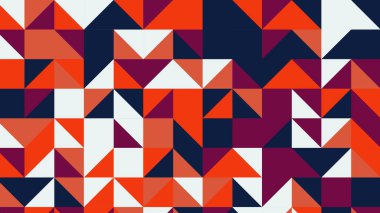 mavi ve turuncu geometrik desen, fayanslar için duvar kağıdı, afiş, masa örtüsü