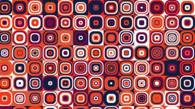 mavi ve turuncu geometrik desen, fayanslar için duvar kağıdı, afiş, masa örtüsü