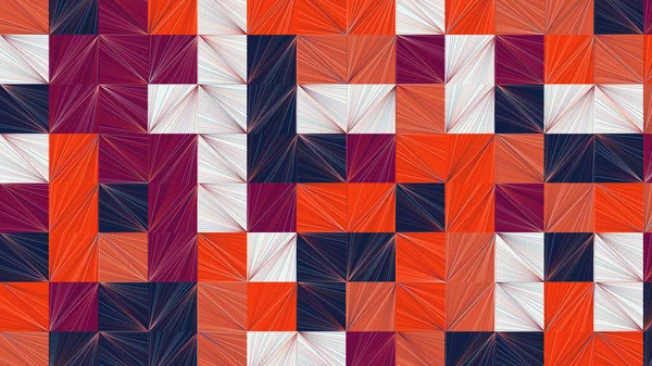 Kék Narancs Geometriai Minta Tapéta Csempéhez Banner Abrosz — Stock Fotó