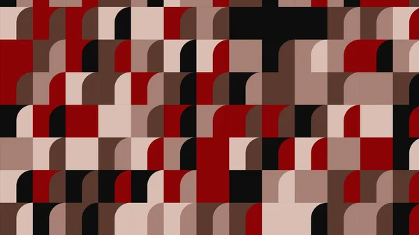 stock image red, white, black, brown and beige geometric pattern, wallpaper for fabric, tile and tablecloth