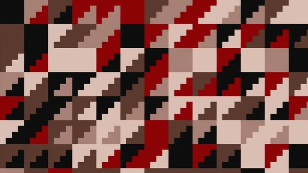 Czerwony Biały Czarny Brązowy Beżowy Geometryczny Wzór Tapeta Tkanin Płytek — Zdjęcie stockowe