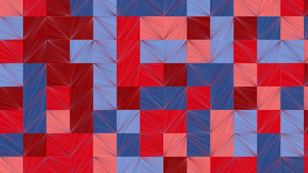 Piros Rózsaszín Kék Geometriai Minta Tapéta Szövet Csempe Terítő — Stock Fotó