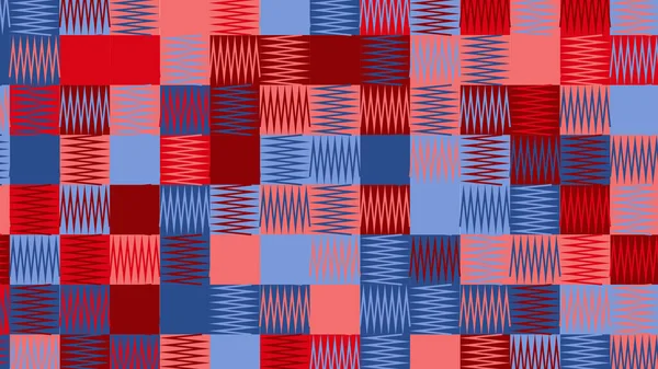 Rotes Rosa Und Blaues Geometrisches Muster Tapete Für Stoff Fliese — Stockfoto