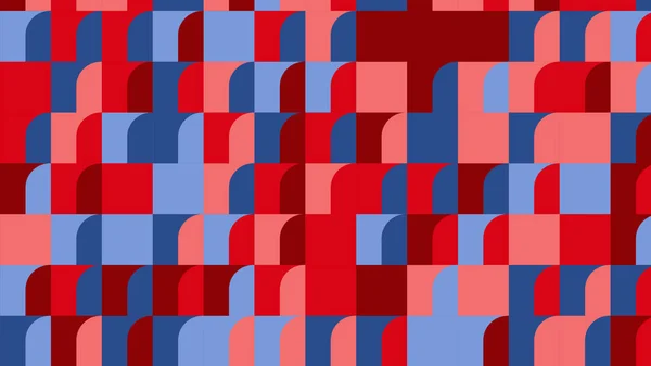 Rood Roze Blauw Geometrisch Patroon Behang Voor Stof Tegel Tafelkleed — Stockfoto