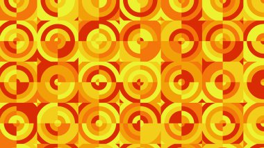 Sarı ve turuncu geometrik desen, fayanslar için duvar kağıdı, afiş, masa örtüsü