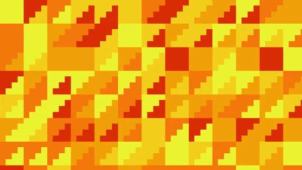 Modello Geometrico Giallo Arancione Carta Parati Piastrelle Banner Tovaglia — Foto Stock