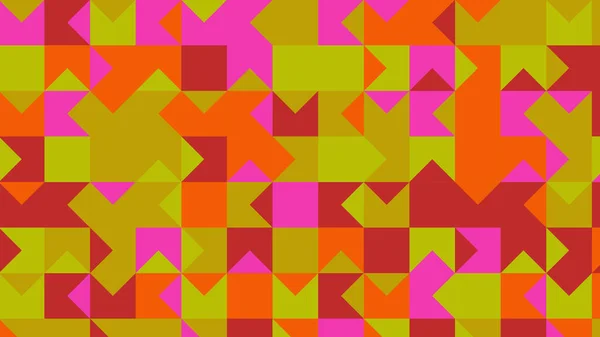Rosa Gelb Und Orange Geometrische Muster Tapete Für Fliese Banner — Stockfoto