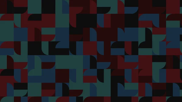Motivo Geometrico Blu Rosso Carta Parati Piastrelle Banner Tovaglia — Foto Stock