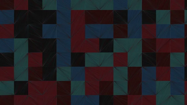 Blaue Und Rote Geometrische Muster Tapete Für Fliese Banner Tischdecke — Stockfoto