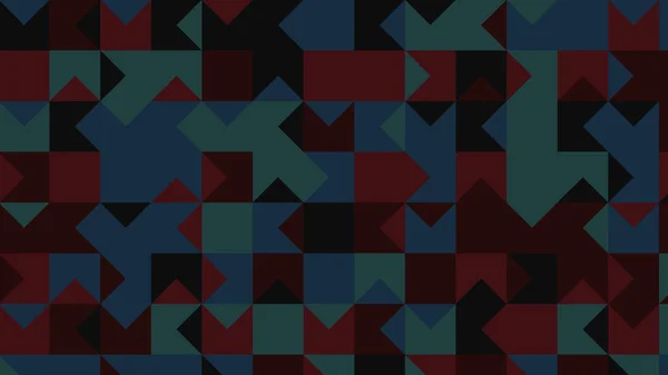 Kék Piros Geometriai Minta Tapéta Csempe Banner Abrosz — Stock Fotó