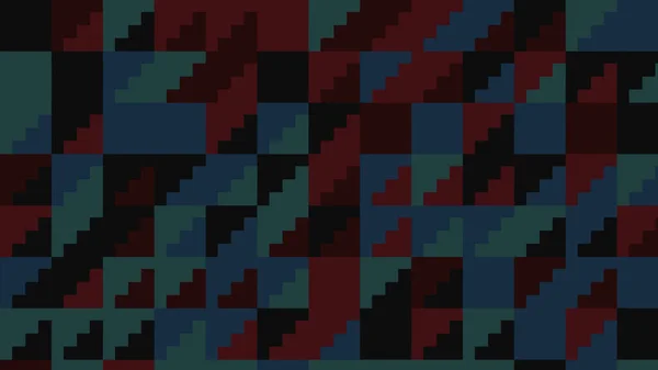 Modrý Červený Geometrický Vzor Tapety Dlaždice Banner Ubrusy — Stock fotografie