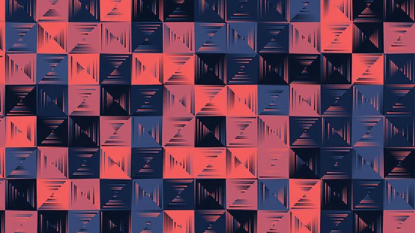 Różowy Purpurowy Niebieski Geometryczny Wzór Bezszwowa Tapeta Tkanin Płytek Obrusów — Zdjęcie stockowe